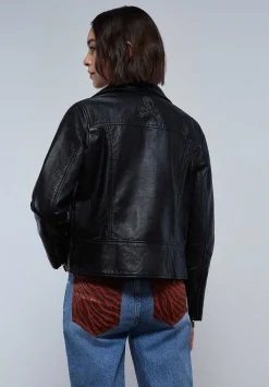 Scalpers Jackets And Trench<Leather Biker Jacket