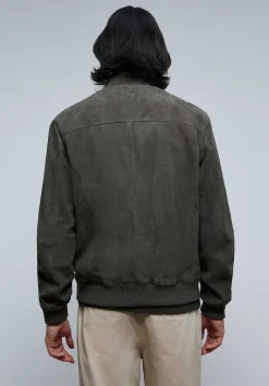 Scalpers Jackets And Jackets<Leather Bomber Jacket