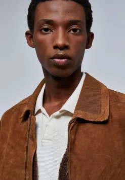Scalpers Jackets And Jackets<Leather Bomber Jacket