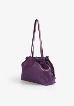 Scalpers Fur<Leather Shoulder Bag Gathered Details