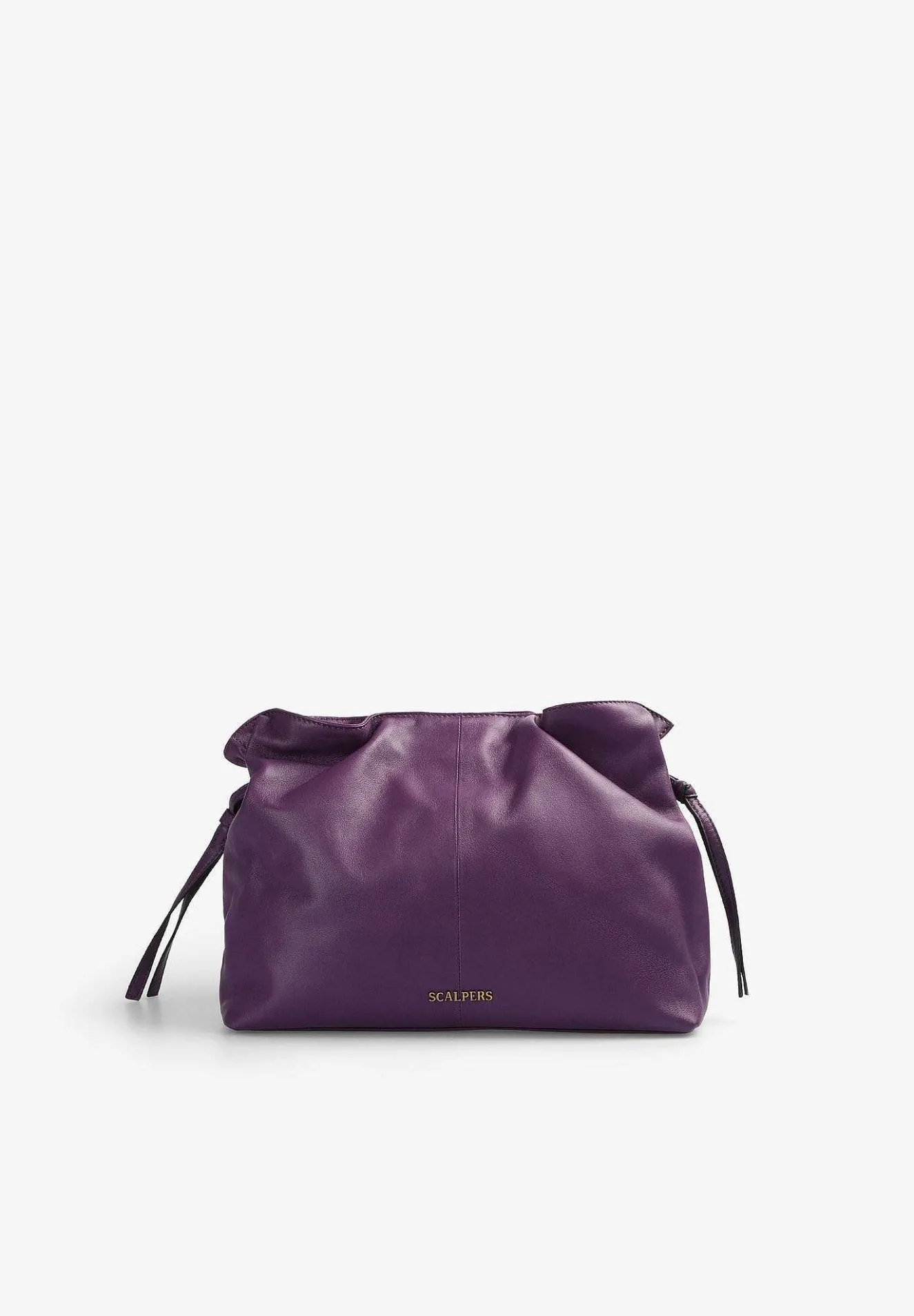 Scalpers Fur<Leather Shoulder Bag Gathered Details