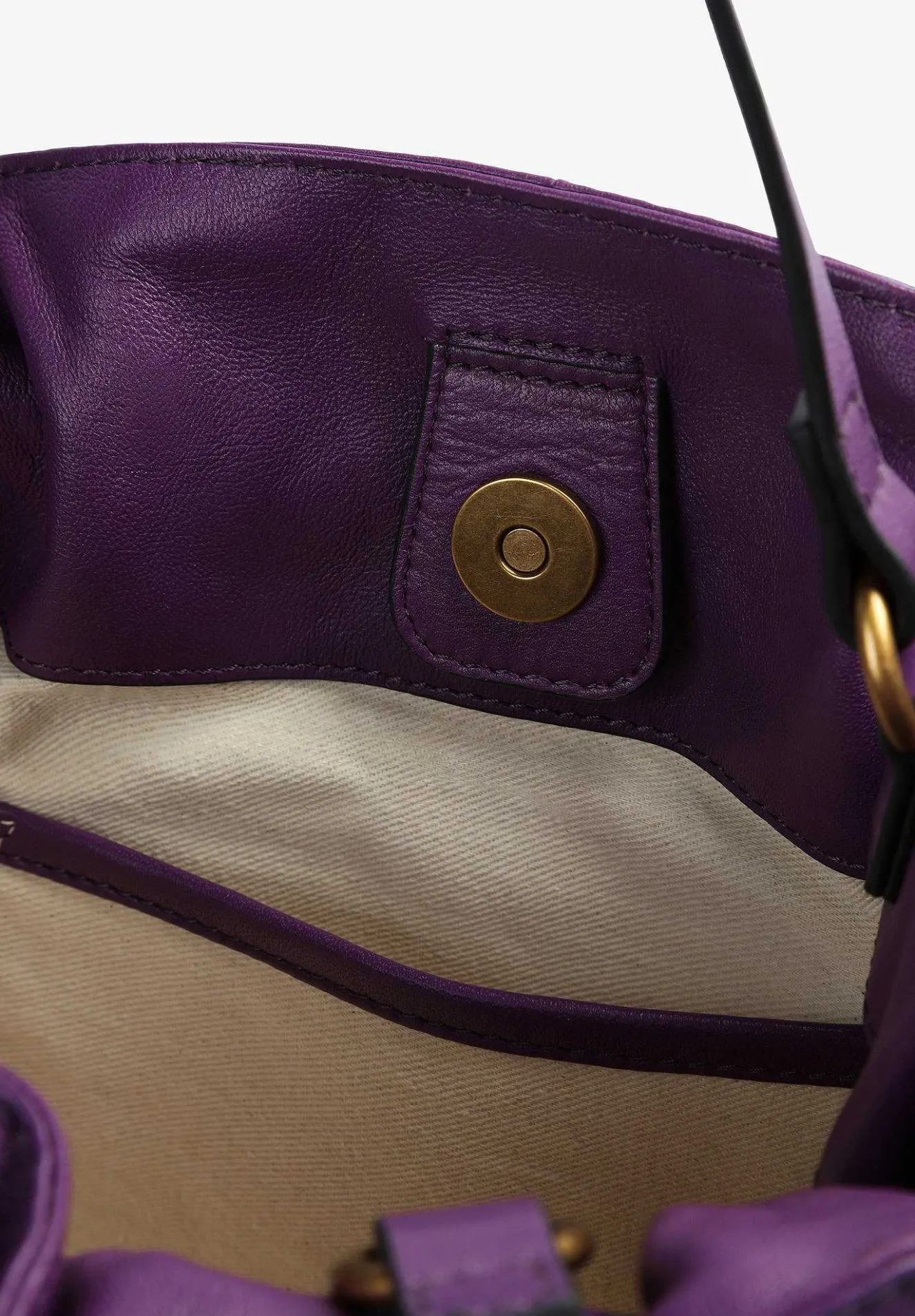 Scalpers Fur<Leather Shoulder Bag Gathered Details