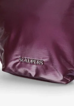 Scalpers Makeup Bag<Logo Metallic Nylon Toiletry Bag