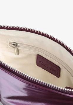 Scalpers Makeup Bag<Logo Metallic Nylon Toiletry Bag