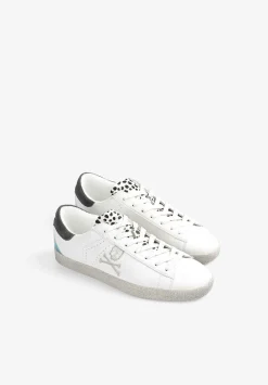 Scalpers Sneakers<Low Sneakers With Animal Print Detail
