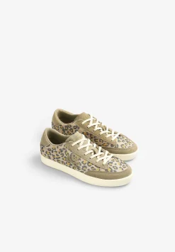 Scalpers Footwear<Low Top Sneaker Skull Animal Print