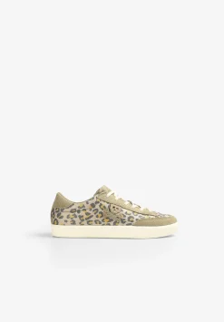 Scalpers Footwear<Low Top Sneaker Skull Animal Print