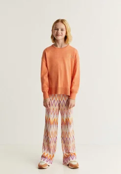 Scalpers Spot<Lurex Back Contrast Skull Sweater