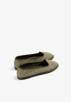 Scalpers Flat Shoes<Lurex Detail Slippers