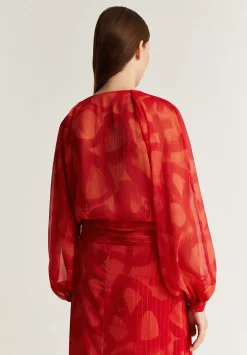 Scalpers Shirts<Lurex Opening Blouse