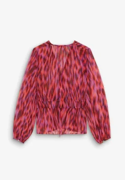 Scalpers Shirts<Lurex Printed Blouse