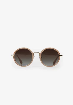 Scalpers Glasses<Metallic Round Sunglasses