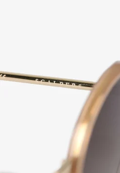 Scalpers Glasses<Metallic Round Sunglasses