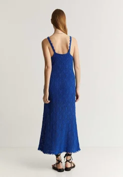 Scalpers Dresses<Midi Crochet Dress With Straps