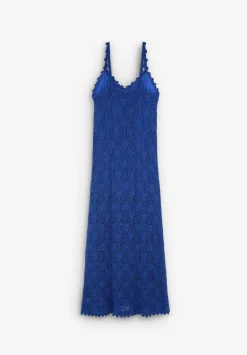 Scalpers Dresses<Midi Crochet Dress With Straps