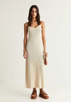 Scalpers Dresses<Midi Crochet Dress With Straps