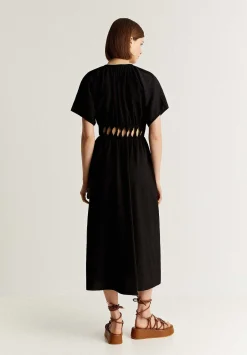 Scalpers Dresses<Midi Dress With Waist Slits