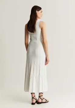 Scalpers Skirts<Midi Knitted Skirt With Studs