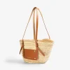 Scalpers Fur<Mini Raffia Carrycot Bag