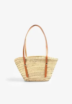 Scalpers Fur<Mini Raffia Carrycot Bag