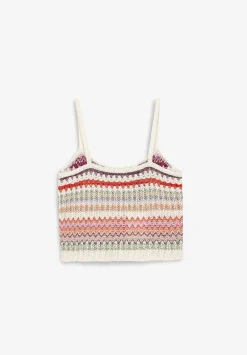 Scalpers T-Shirts And Tops<Multicolor Crochet Top