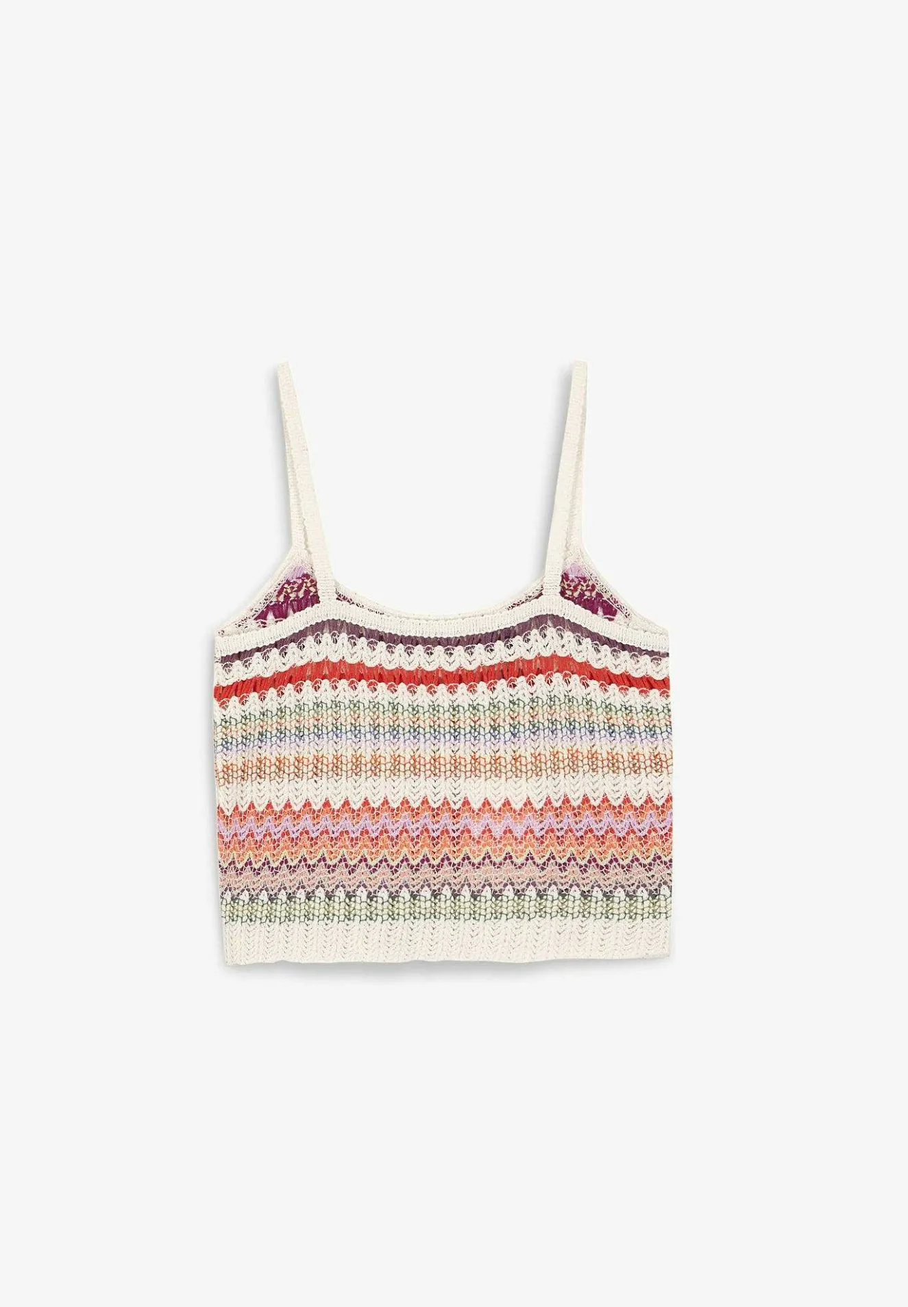 Scalpers T-Shirts And Tops<Multicolor Crochet Top