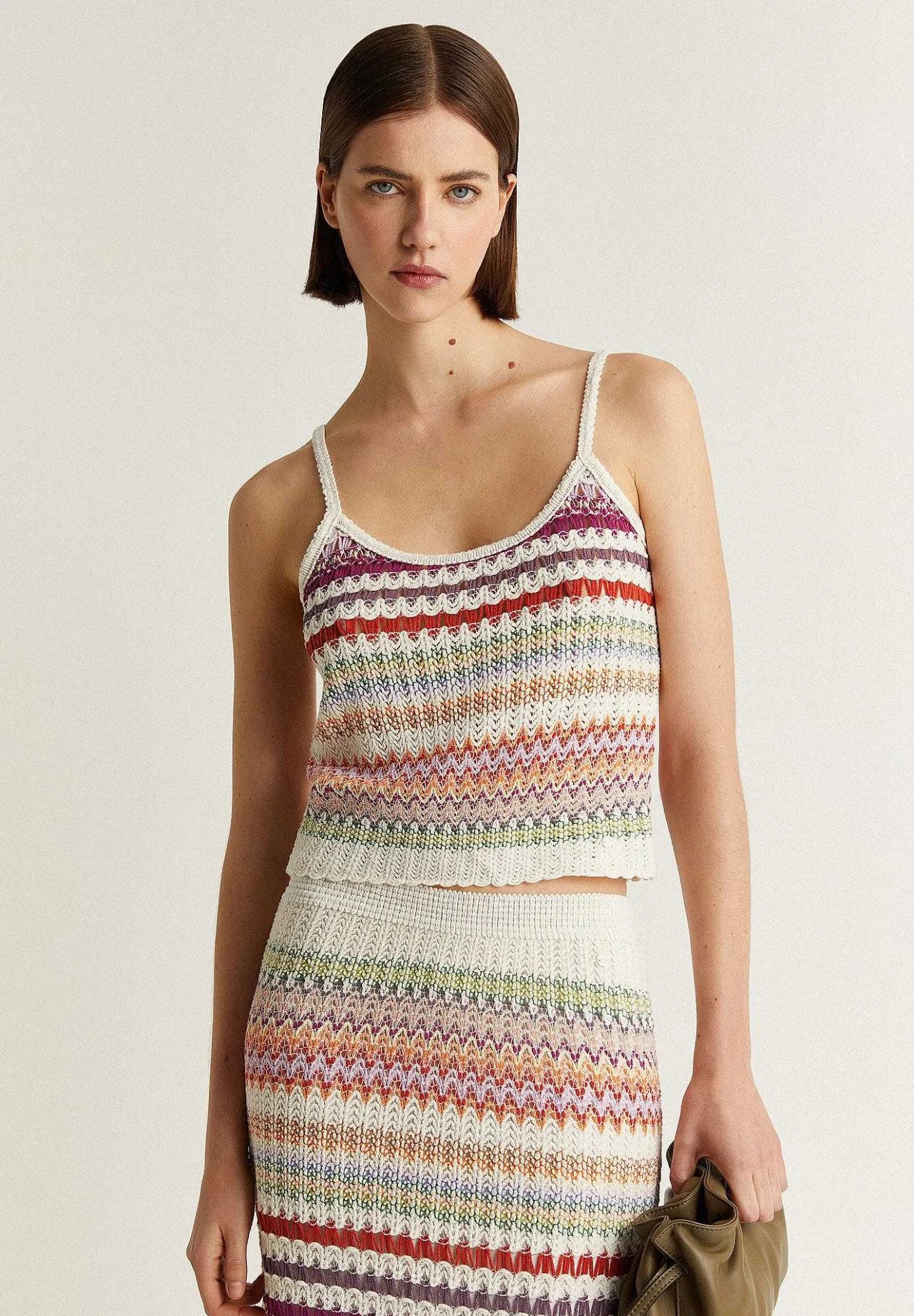 Scalpers T-Shirts And Tops<Multicolor Crochet Top