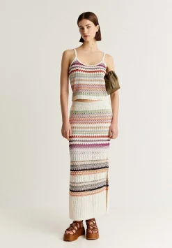 Scalpers T-Shirts And Tops<Multicolor Crochet Top