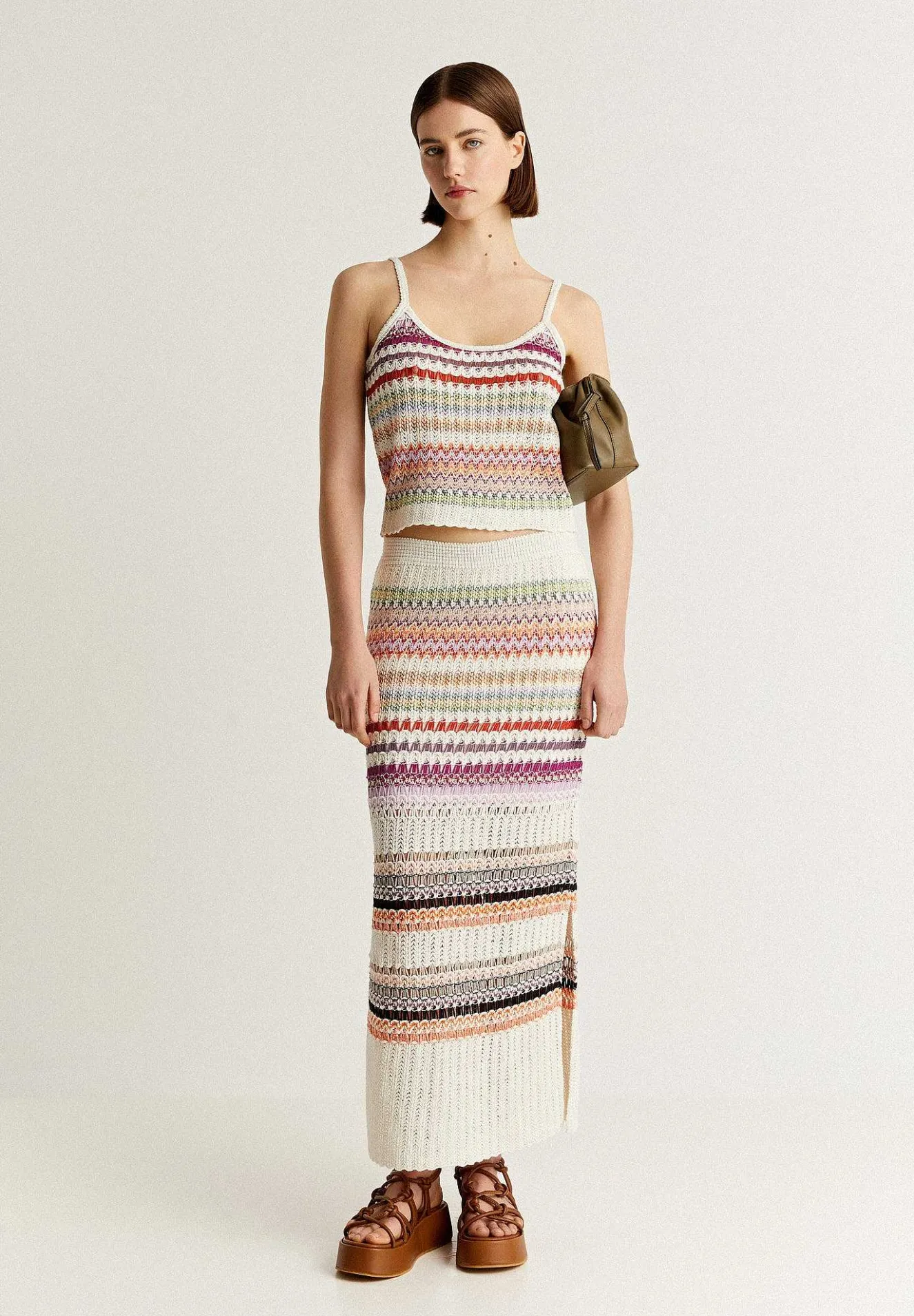 Scalpers T-Shirts And Tops<Multicolor Crochet Top