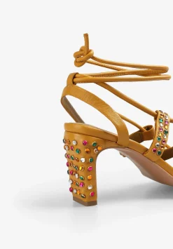Scalpers Sandals<Multicolor Leather Sandals With Studded Detail
