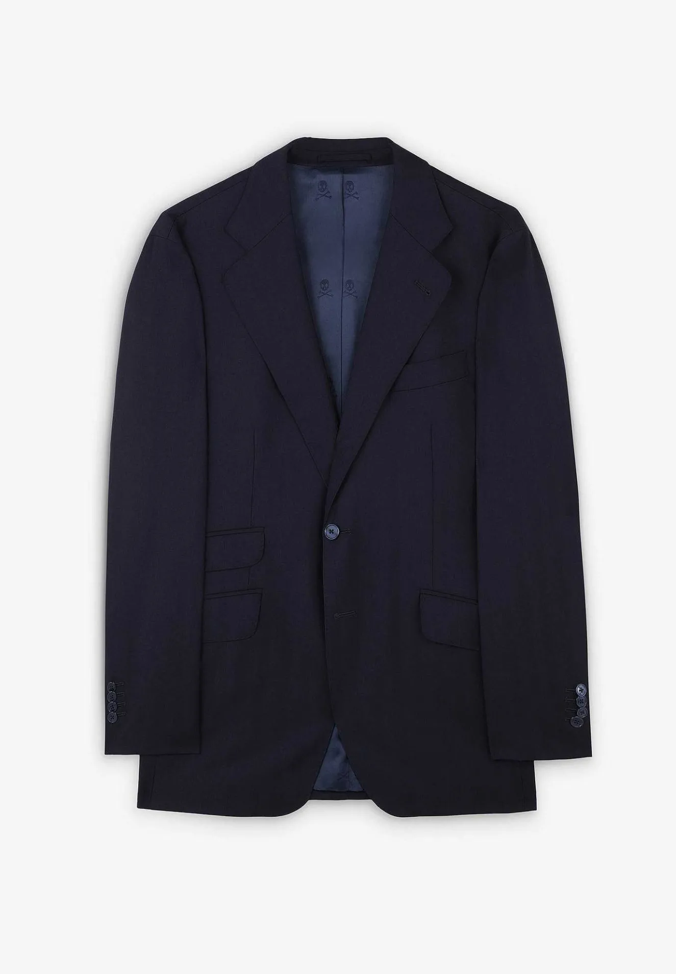 Scalpers Suits<Navy Blue Herringbone Suit