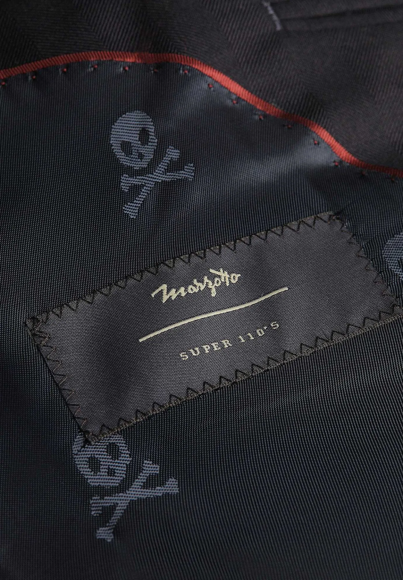Scalpers Suits<Navy Blue Herringbone Suit