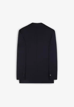 Scalpers Suits<Navy Blue Structured Suit With Pockets