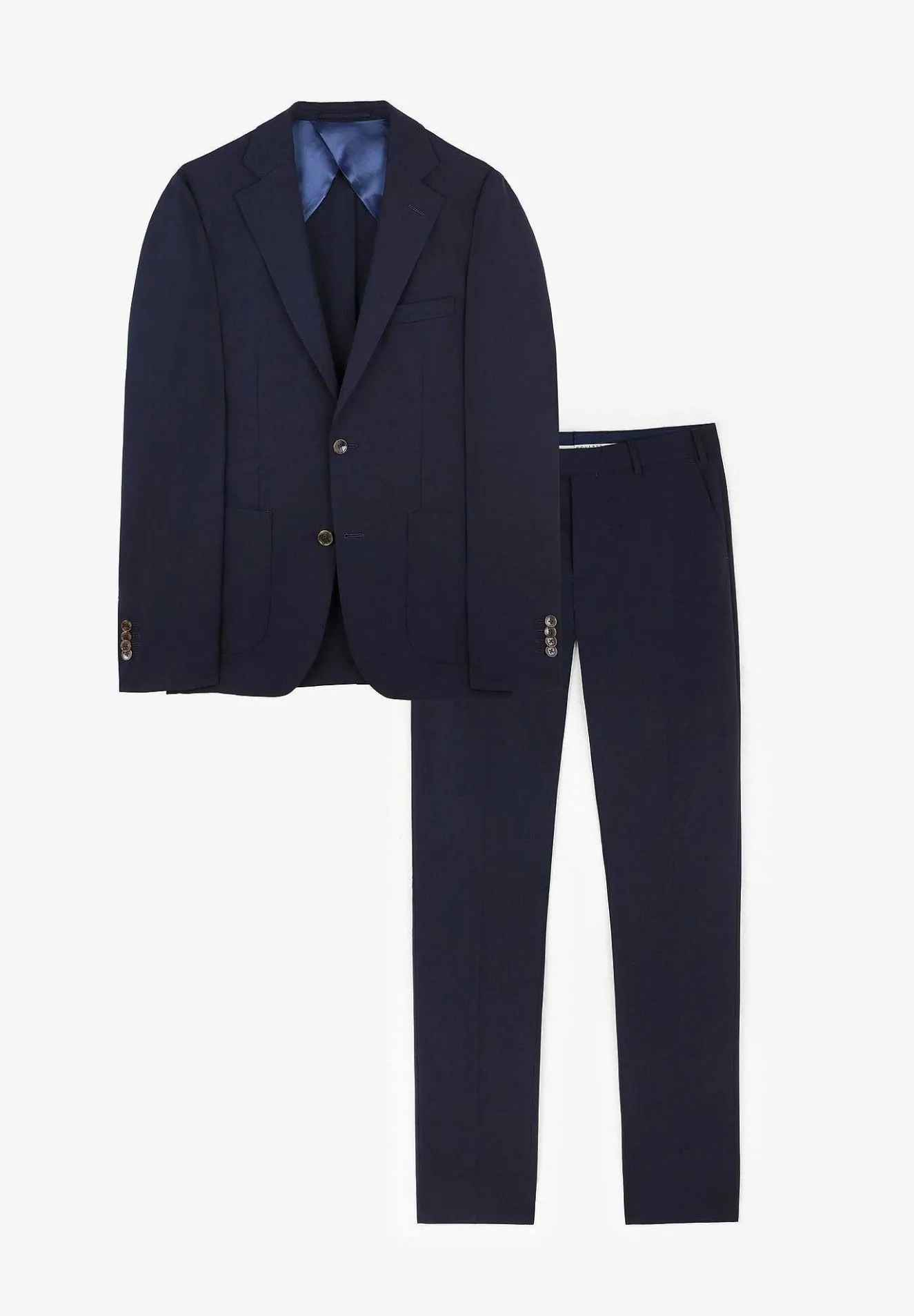 Scalpers Suits<Navy Blue Suit Patch Pockets