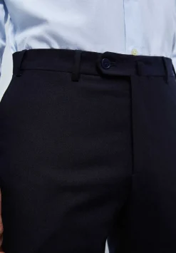 Scalpers Suits<Navy Blue Wool Structured Suit