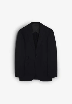 Scalpers Suits<Navy Blue Wool Structured Suit