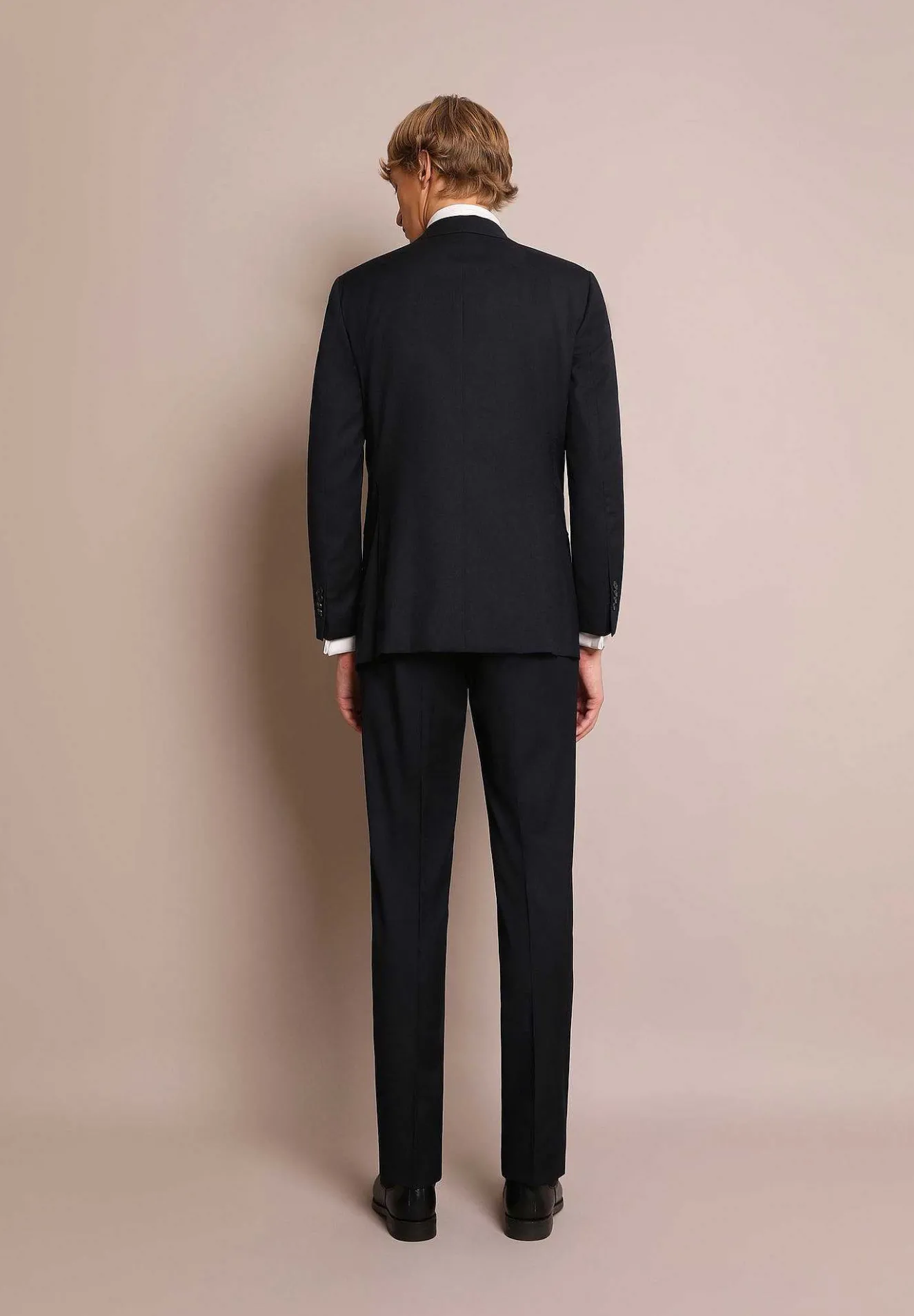 Scalpers Suits<Navy Blue Wool Suit