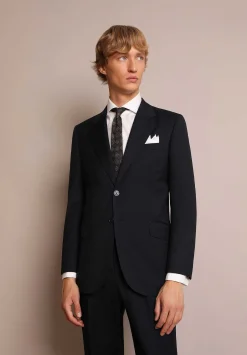 Scalpers Suits<Navy Blue Wool Suit