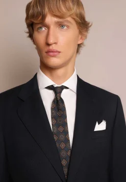Scalpers Suits<Navy Blue Wool Suit