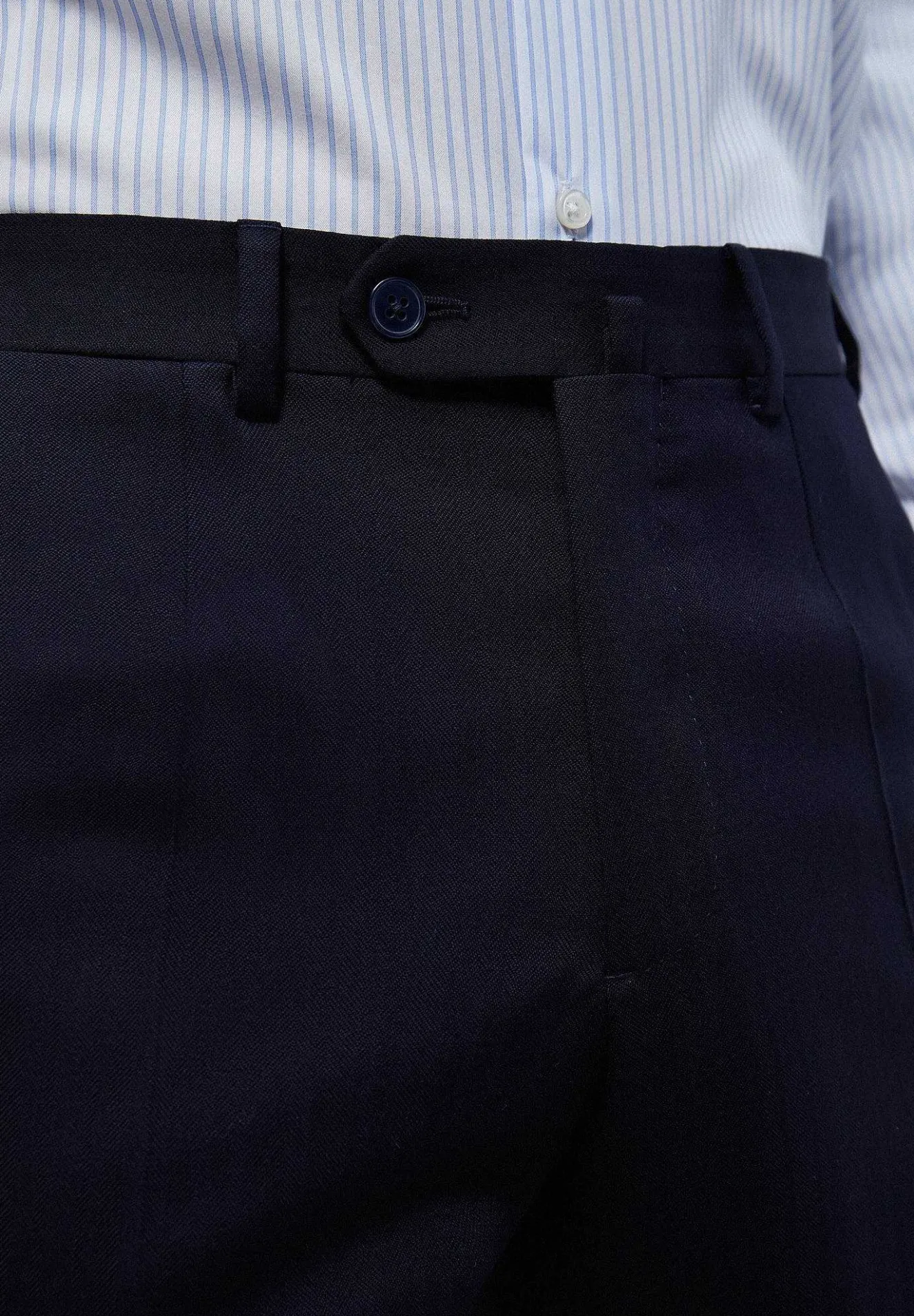 Scalpers Suits<Navy Blue Wool Suit