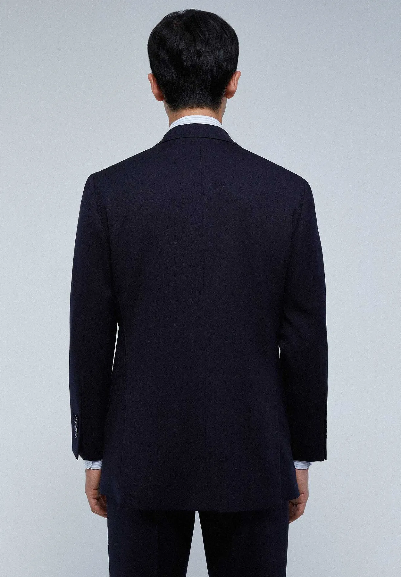 Scalpers Suits<Navy Blue Wool Suit