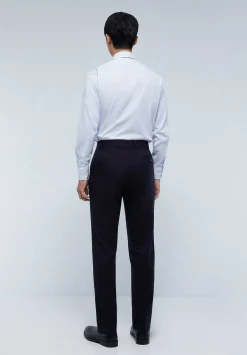 Scalpers Suits<Navy Blue Wool Suit