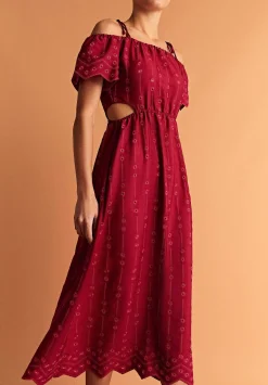 Scalpers Dresses<Off Shoulder Embroidered Dress