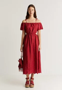 Scalpers Dresses<Off Shoulder Embroidered Dress