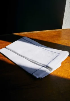 Scalpers Table Linen<Pack Of Contrast Stitched Linen Napkins