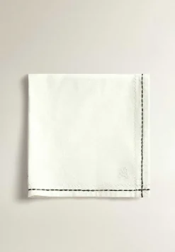 Scalpers Table Linen<Pack Of Embroidered Cotton Napkins