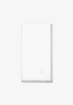 Scalpers Table Linen<Pack Of Linen Napkins With Contrast Edge