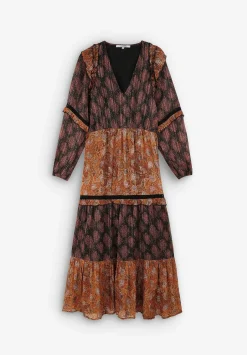 Scalpers Dresses<Paisley Lurex Midi Dress