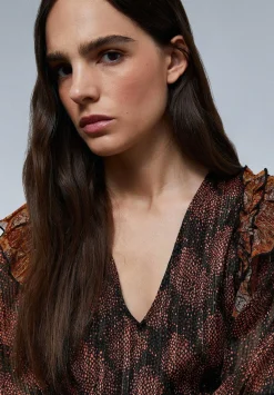 Scalpers Dresses<Paisley Lurex Midi Dress