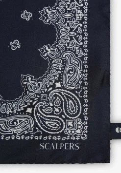 Scalpers Handkerchiefs<Paisley Print Silk Scarf